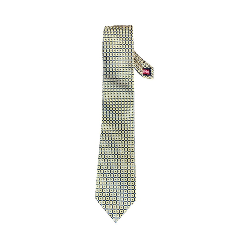 Chaps Blue Gold Hand Made 100% Silk Men's Neck Tie Made In China